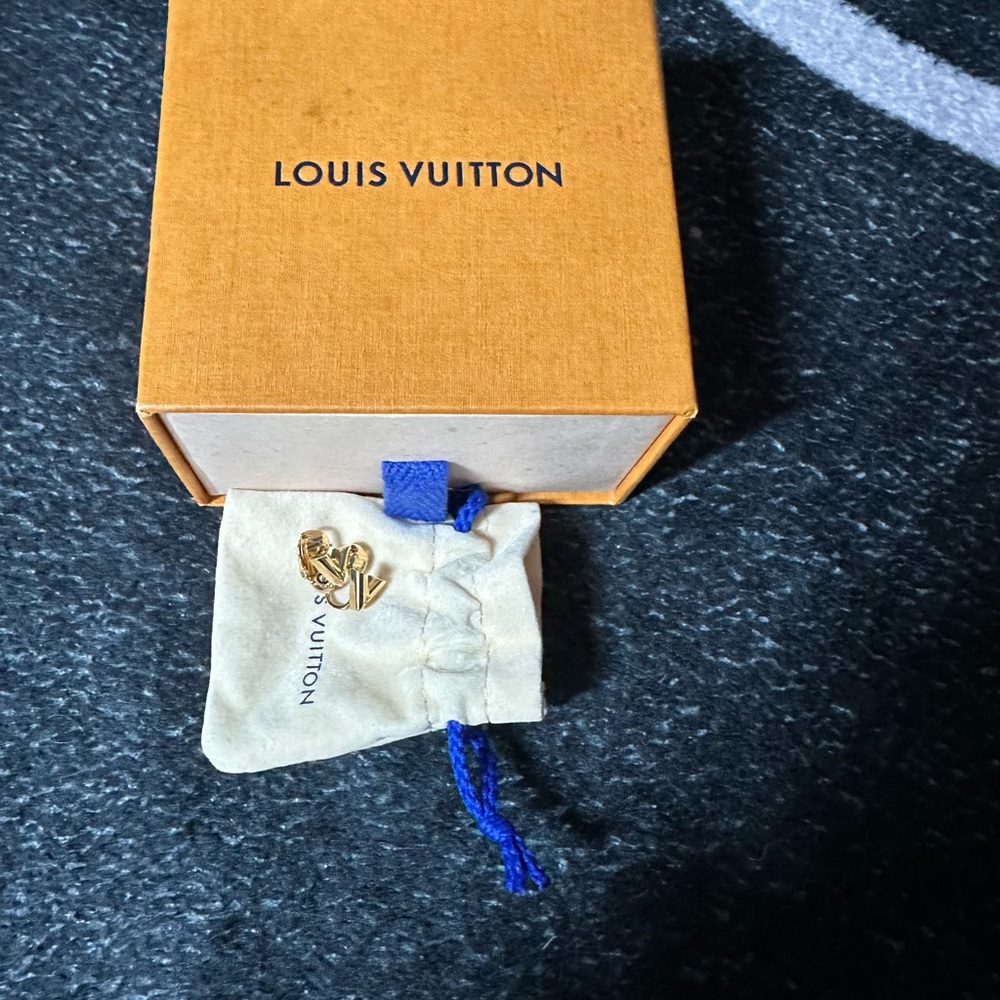 Louis Vuitton Clip On Gold Earrings - Picture 4 of 10